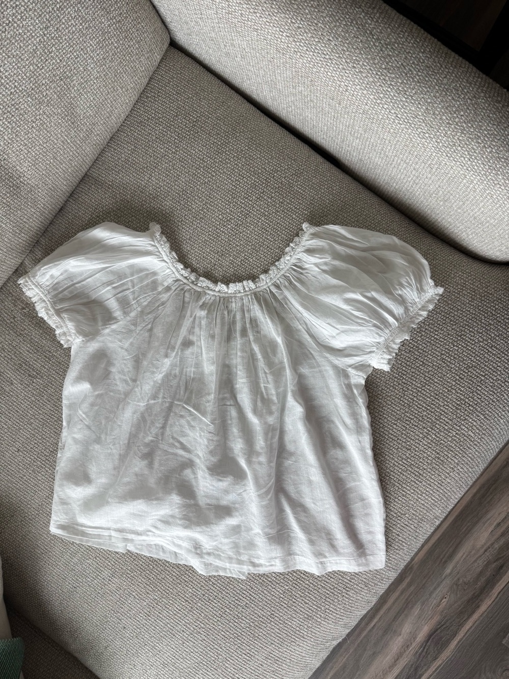 Doen Frederica Top in Salt White - Picture 11 of 13
